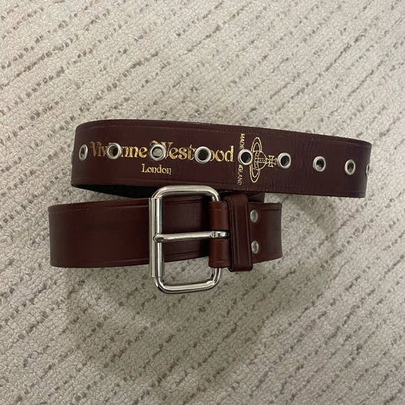 Vivienne Westwood Brown Leather Belt